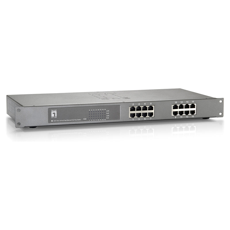 LevelOne 16-Port PoE+ Switch – Für effiziente Netzwerkverbindungen