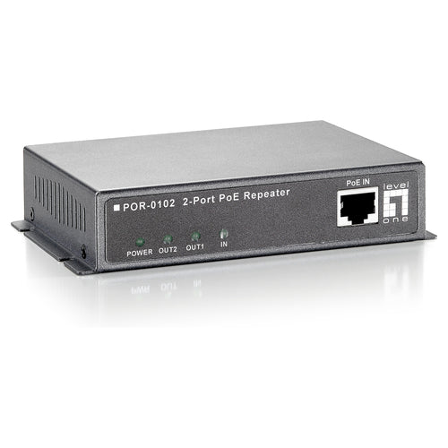 LevelOne PoE Repeater – 2 Anschlüsse, bis zu 100 m Reichweite