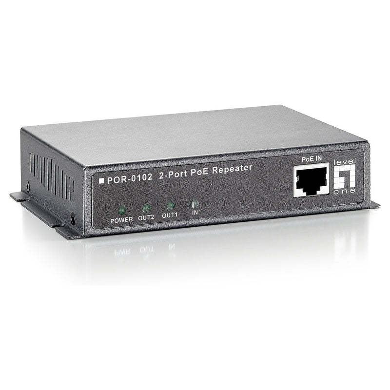 LevelOne PoE Repeater – 2 Anschlüsse, bis zu 100 m Reichweite