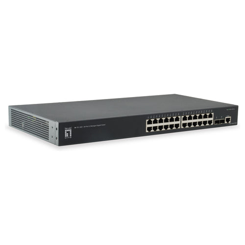 LevelOne Ethernet-Switch – 26 Anschlüsse, Gigabit-Geschwindigkeit