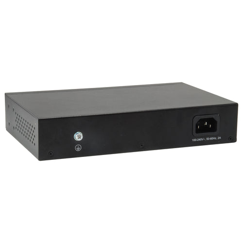 LevelOne Netzwerk-Switch – 8 PoE-Ports, 70 W Leistung