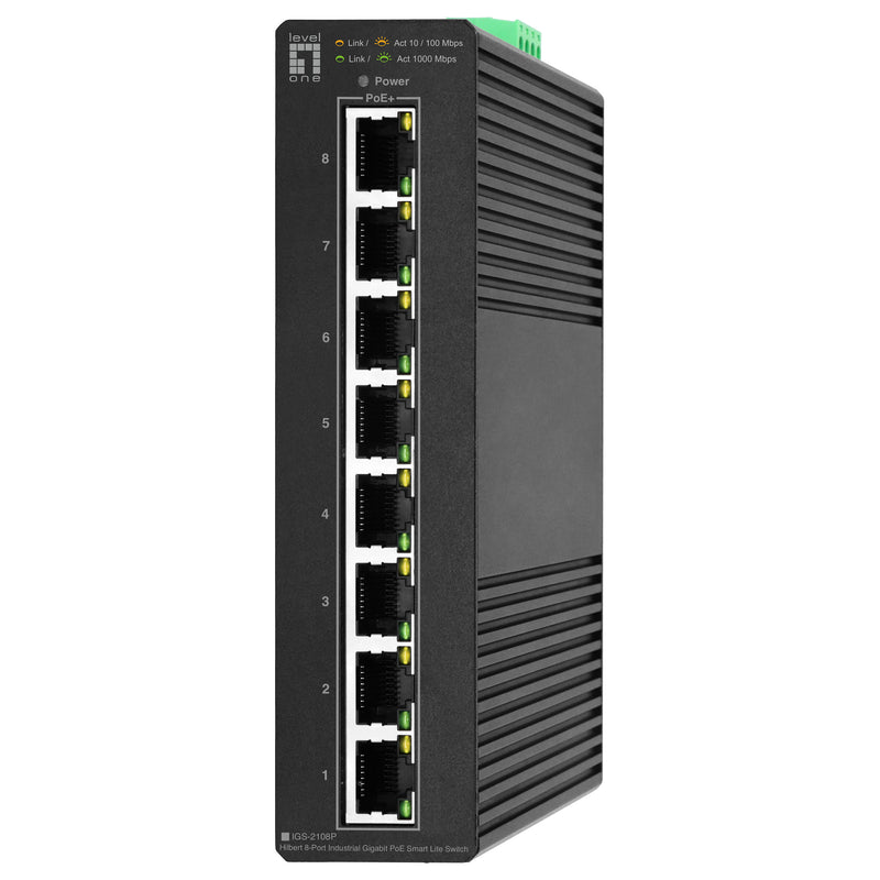 LevelOne 8-Port Gigabit-Switch – PoE+ für zuverlässige Netzwerke