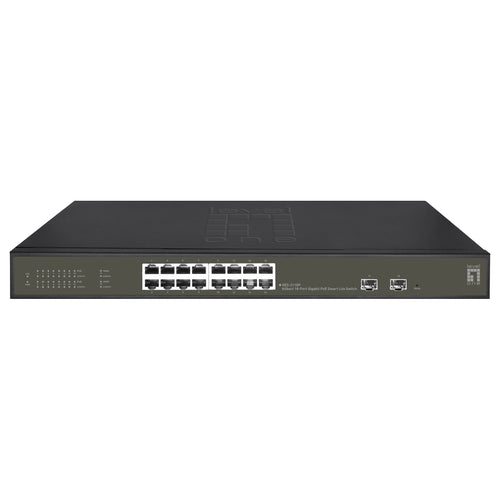 LevelOne 16-Port Netzwerk-Switch – PoE+ für einfache Stromversorgung
