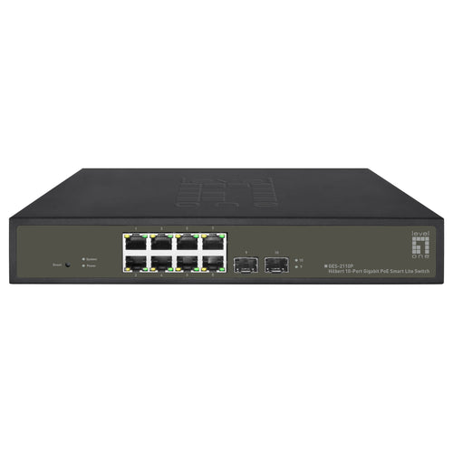LEVELONE Netzwerk-Switch – 8 Ports, PoE für einfache Stromversorgung