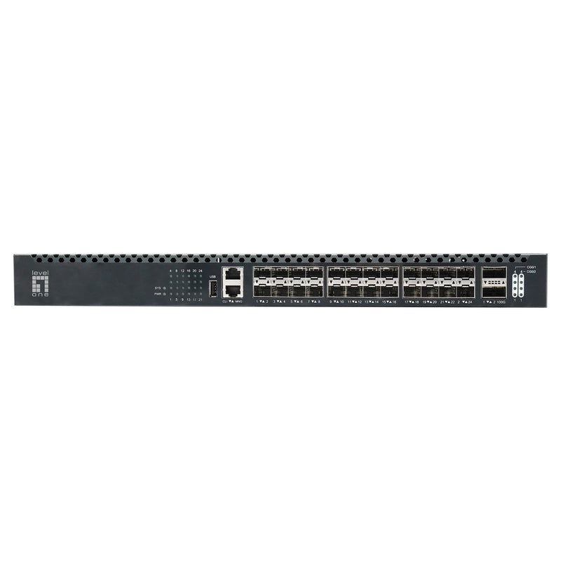 LevelOne Netzwerk-Switch – 26 Ports, Web-Management