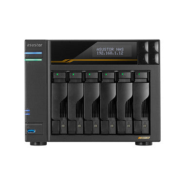 Asustor NAS-Speicher – 6 Einschübe, ideal für kleine Büros