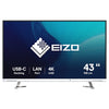 EIZO FlexScan 42,5" Monitor – 4K Auflösung, USB-C Anschluss