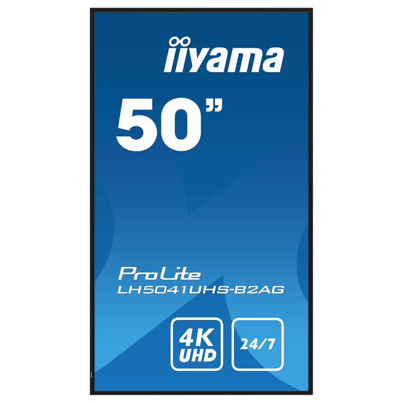 Iiyama 50" Display – 4K UHD für Digital Signage