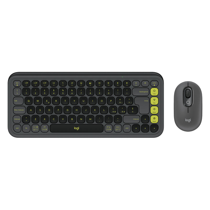 Logitech Kabelloses Tastatur-Maus-Set – Bluetooth, Italienisches Layout