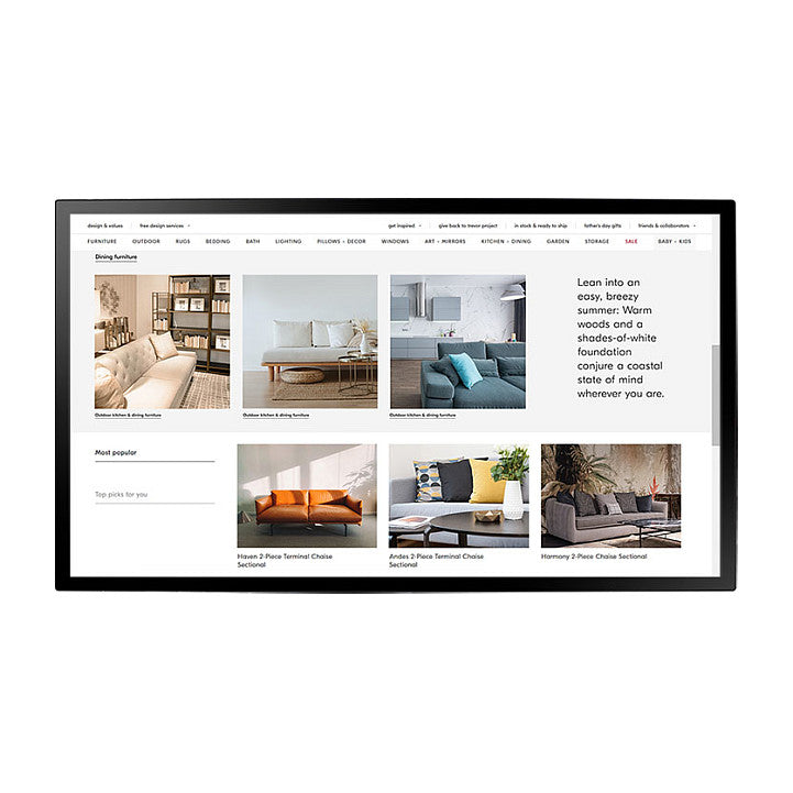 Neovo 43" Touchscreen-Monitor – Ideal für Präsentationen