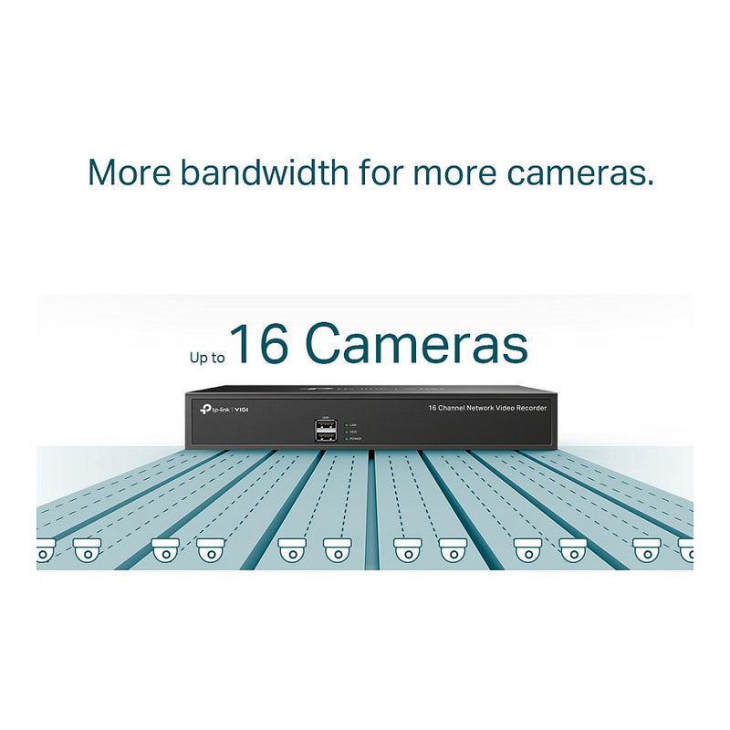 TP-Link VIGI Netzwerk-Videorekorder – 16 Kanäle, Full HD