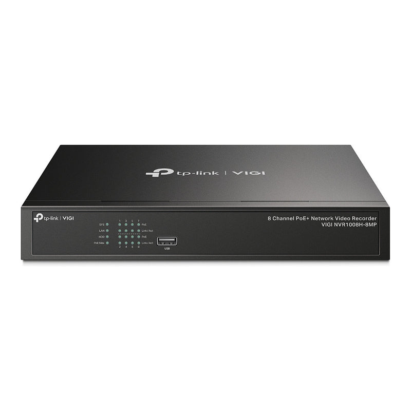 TP-Link 8-Kanal Video Recorder – PoE, 4K-Auflösung