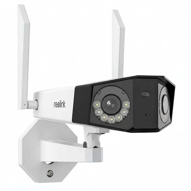 REOLINK Duo WiFi-Outdoor-Kamera – Dual-Objektiv, 4K-Auflösung
