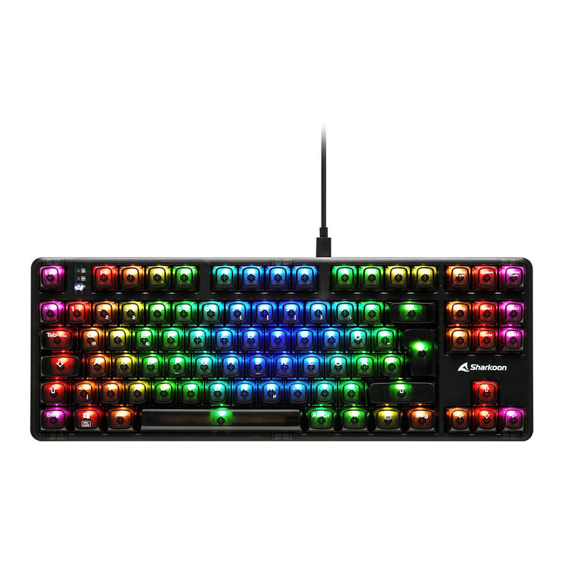 SHARKOON Gaming-Tastatur – Verkabelt & Kabellos, DE-Layout