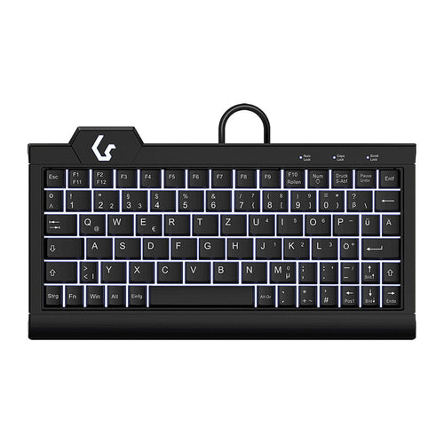 KEYSONIC Mini-Tastatur – Kompakt und kabelgebunden