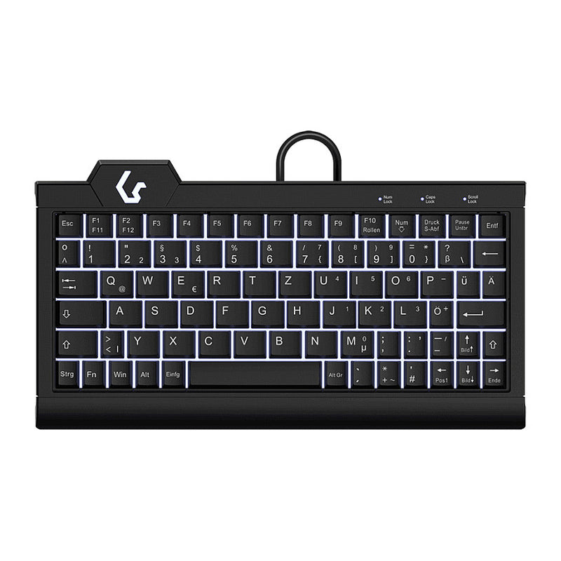 KEYSONIC Mini-Tastatur – Kompakt und kabelgebunden