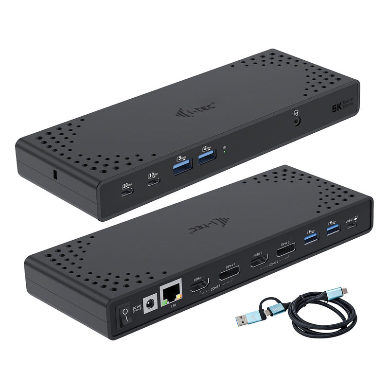 I-tec Dockingstation – USB-C, Thunderbolt 3, Dual 4K-Display