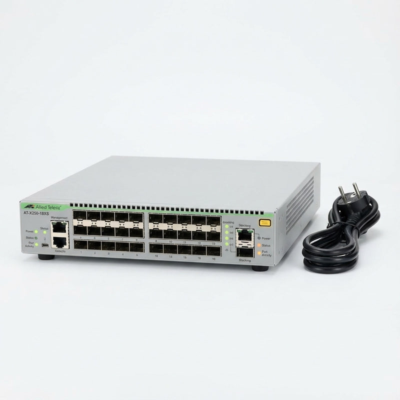 Allied Telesis Netzwerk-Switch – 18 Ports, 10 Gigabit, stapelbar
