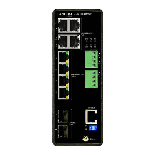 LANCOM Netzwerk-Switch – 10 Anschlüsse, PoE++ Unterstützung