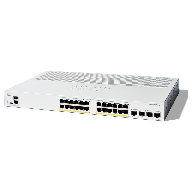 Cisco Netzwerk-Switch – 24 Ports, PoE für kleine Unternehmen