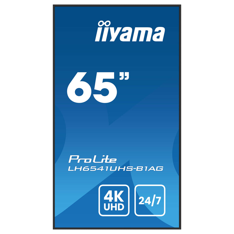 Iiyama 65" 4K Display – Ideal für Digital Signage, 24/7-Betrieb