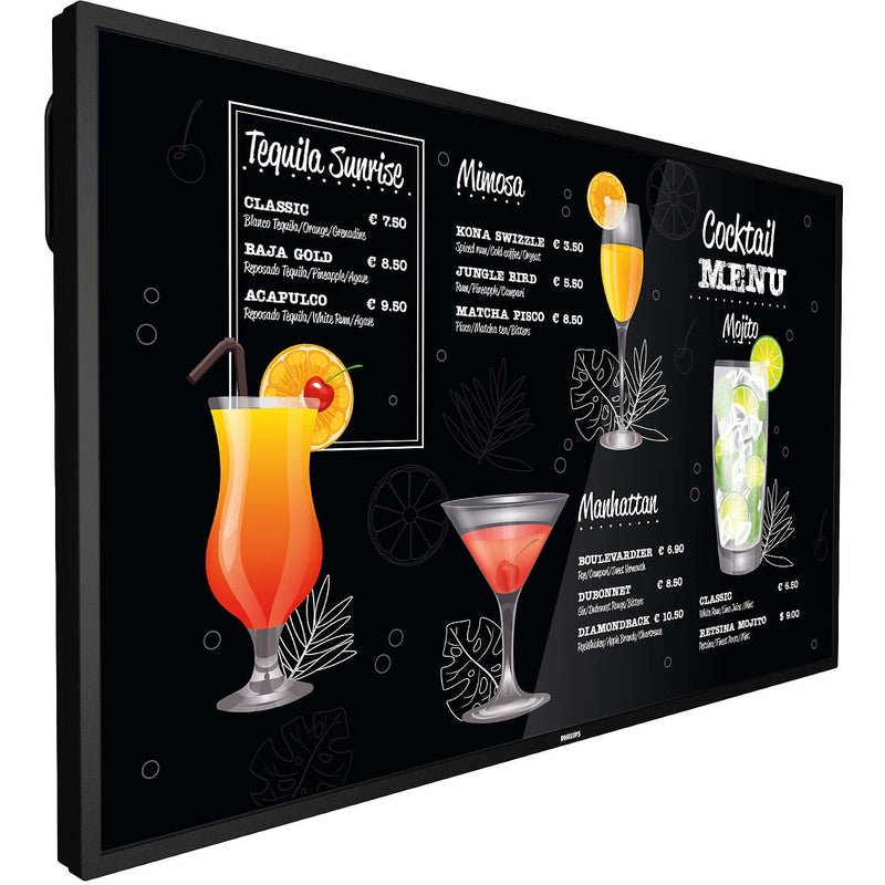 Philips 55" Digital-Signage-Display – UHD, für 24/7-Betrieb
