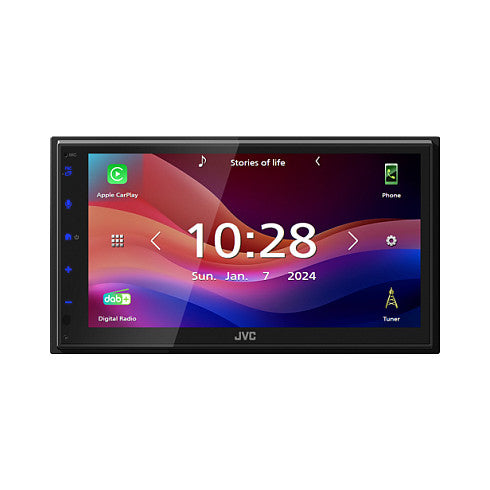 JVC Multimedia-Autoradio – Bluetooth, DAB+, Touchscreen