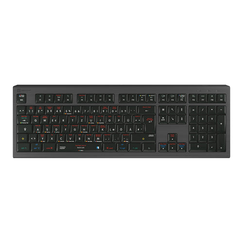 LOGIC-KEYBOARD Mac-Tastatur – macOS Shortcuts, USB-Anschluss