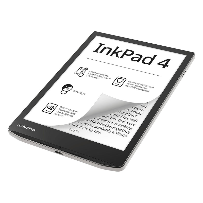 Pocketbook InkPad 4 eReader – 300 DPI Display, 32 GB Speicher
