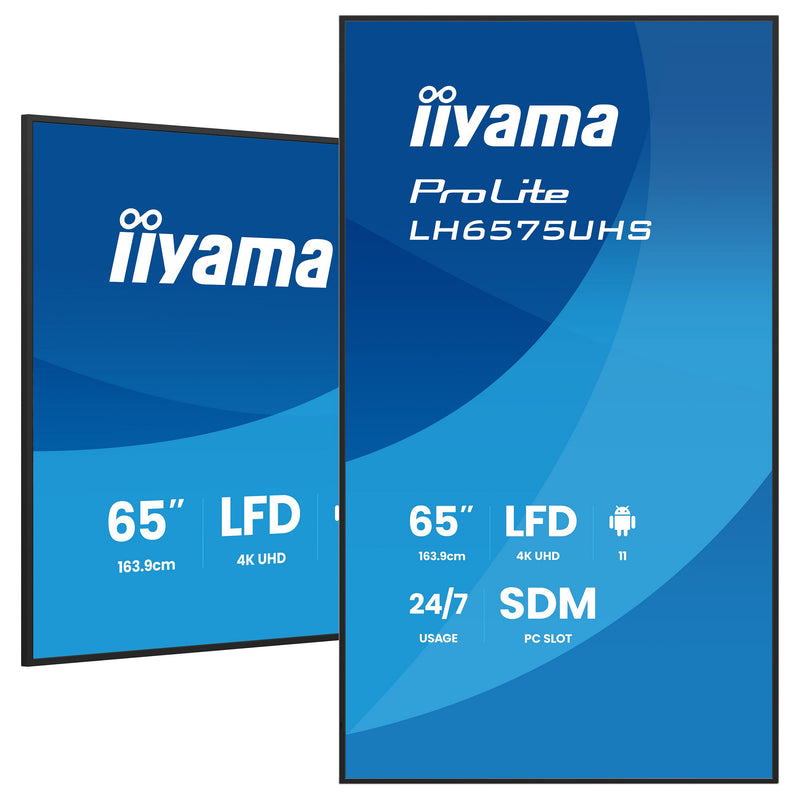 Iiyama 65" 4K-Display – Ideal für Präsentationen und Meetings