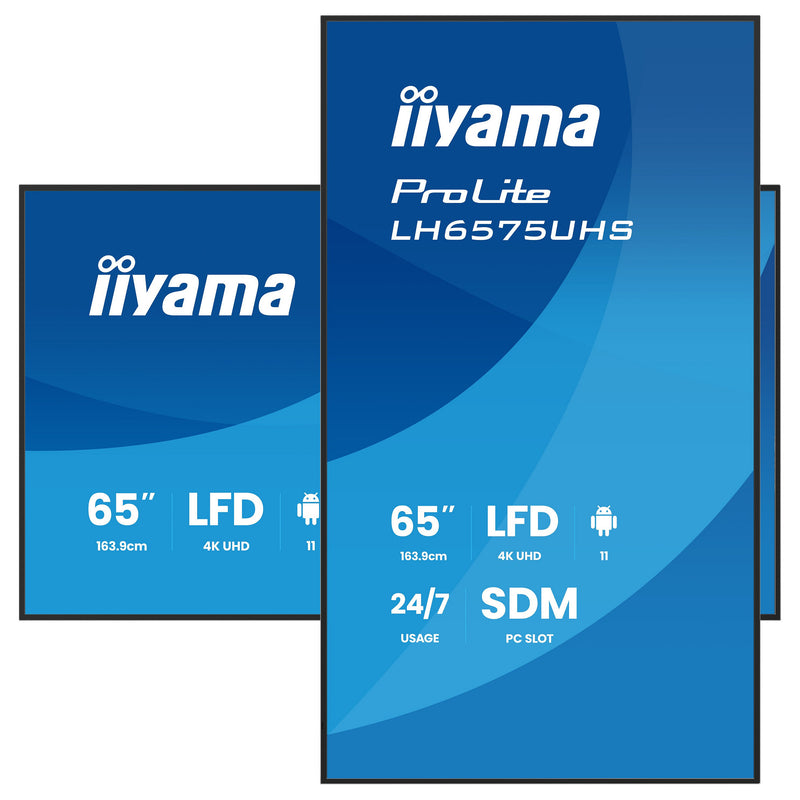 Iiyama 65" 4K-Display – Ideal für Präsentationen und Meetings