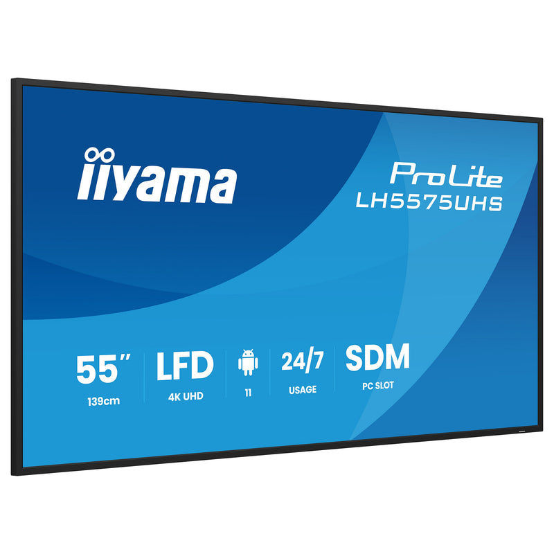 Iiyama 55" Display – 4K UHD, integrierter Mediaplayer