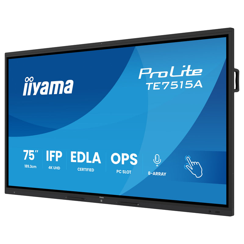 Iiyama 75" 4K Touchscreen – Großes Display für interaktive Präsentationen