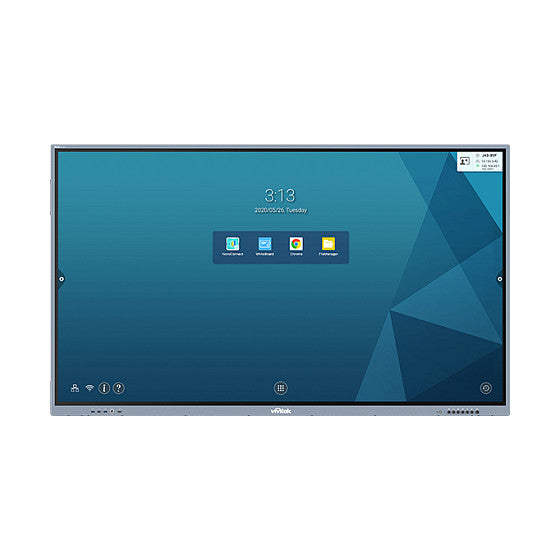 Vivitek 75" NovoTouch Display – Interaktiver Bildschirm für Meetings