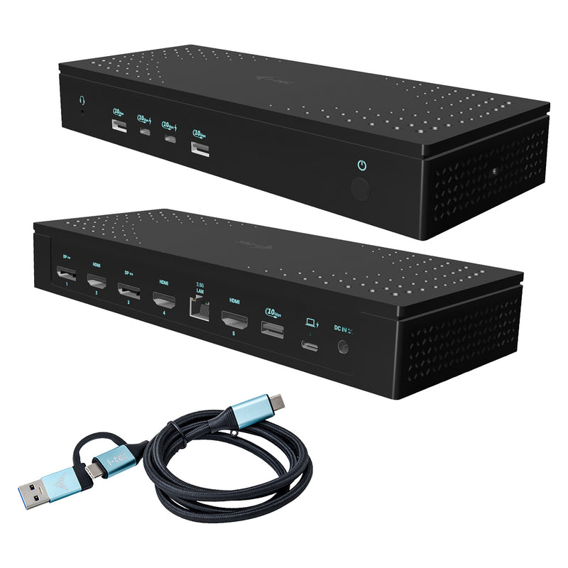 I-tec Notebook-Dockingstation – 8K-Display, 100 W Stromversorgung