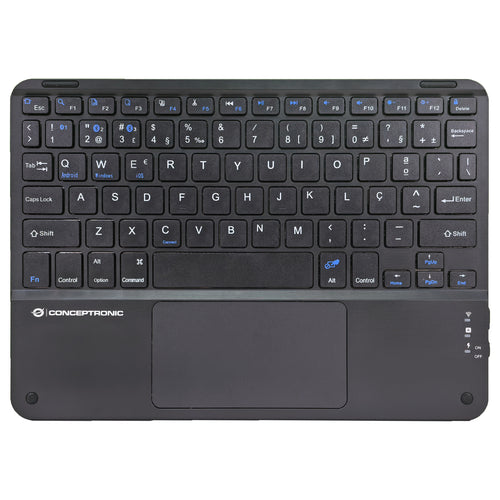 CONCEPTRONIC Wireless Tastatur – Portugiesisches Layout, mit Touchpad