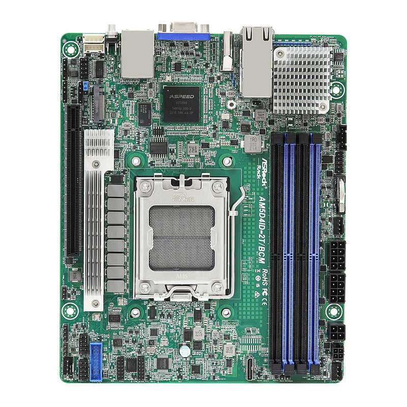 ASROCK Mini-ITX Motherboard – 10 Gigabit LAN, AMD Ryzen-kompatibel