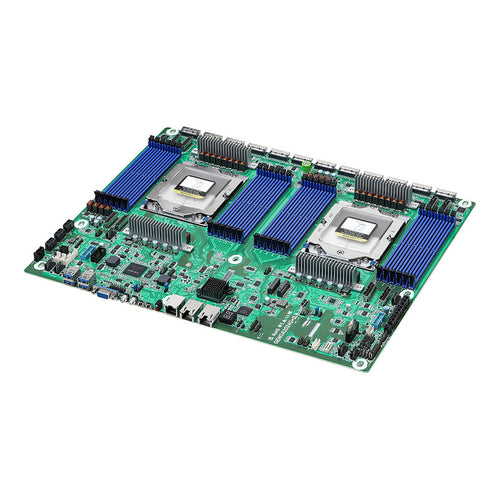 ASRock Motherboard – 2 CPUs, USB 3.2, Gigabit LAN