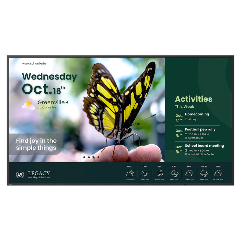 BenQ 55" 4K-Display – Ideal für Digital Signage, Android OS