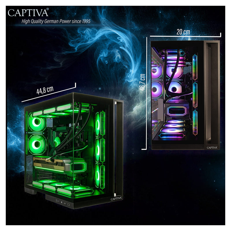Captiva Highend Gaming-PC – Intel i9, 64 GB RAM, 2 TB Speicher