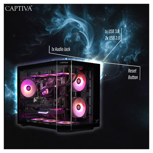 Captiva Gaming-PC – leistungsstark, 32 GB RAM, 1 TB Speicher