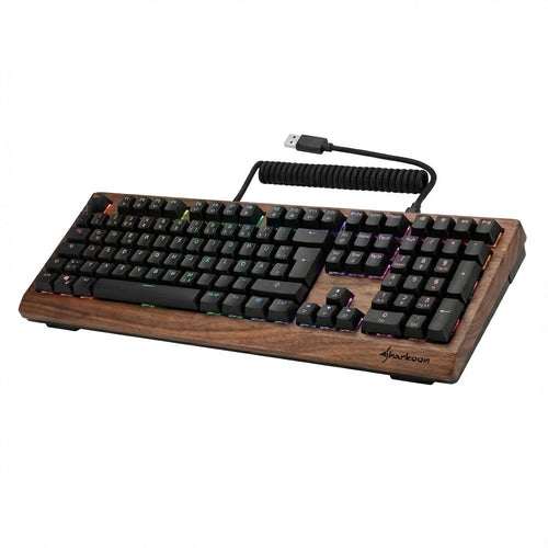 Sharkoon SKILLER SGK50 Tastatur – Robustes Design, leise Tasten