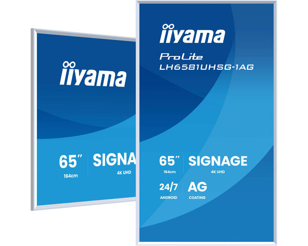 Iiyama 65" 4K Display – Integrierter Mediaplayer, Android
