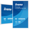 Iiyama 55" Digital Signage Display – 4K UHD, integrierter Mediaplayer