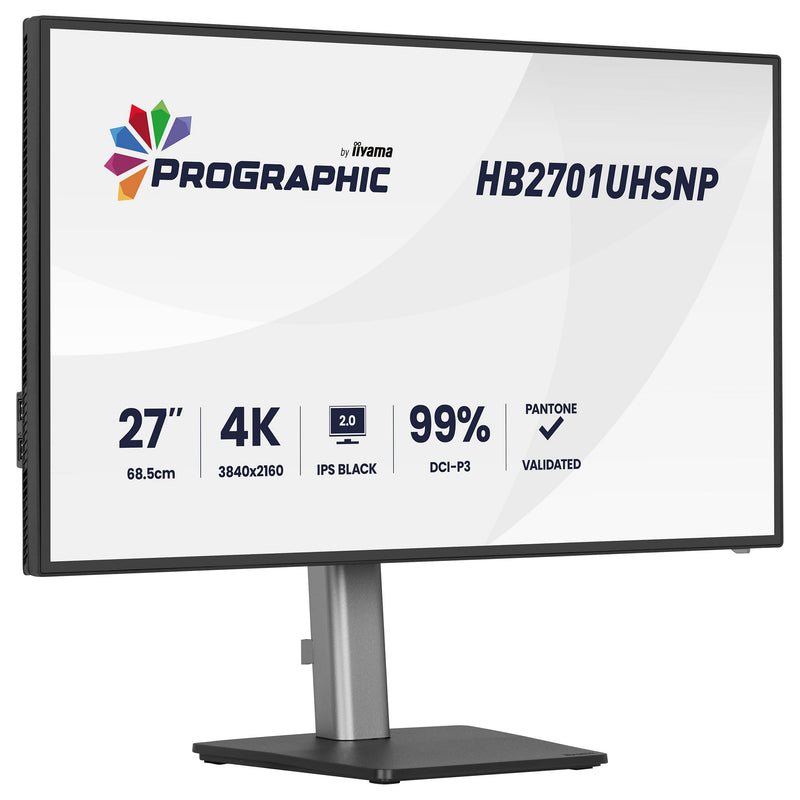 Iiyama 27" LED-Monitor – 4K-Auflösung, USB-C-Anschluss