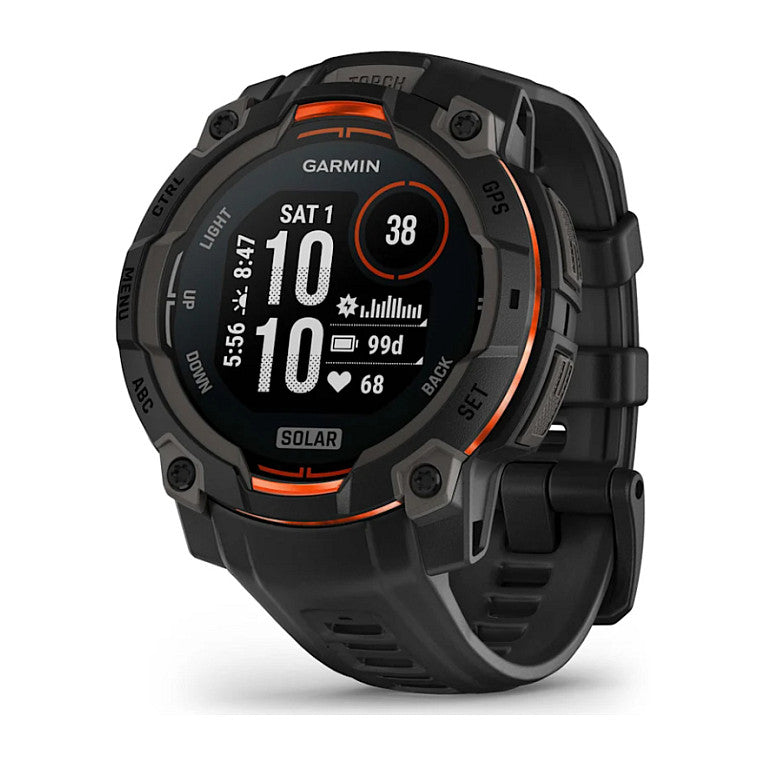 Garmin Instinct 3 Solar Smartwatch – Solarenergie, robustes Design