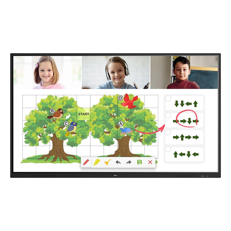 LG 86" Touchscreen-Display – Interaktiv und vielseitig