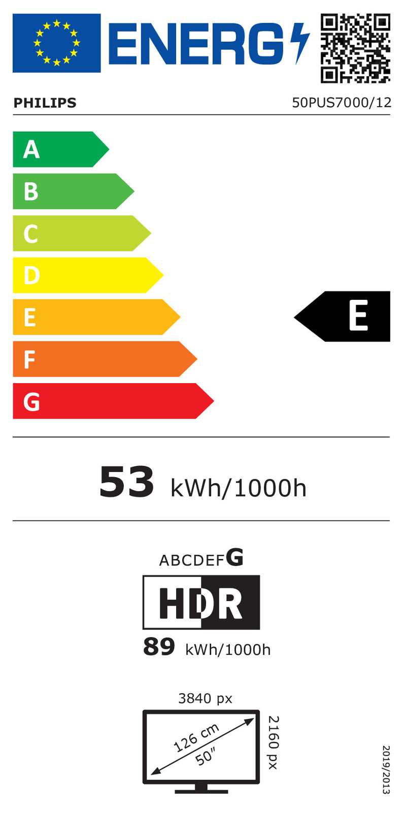 Philips 50" Smart-TV – 4K UHD, LED, Streaming-fähig