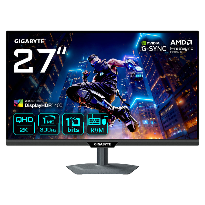 Gigabyte 27" Gaming-Monitor – 2K-Auflösung, 300 Hz Bildwiederholrate