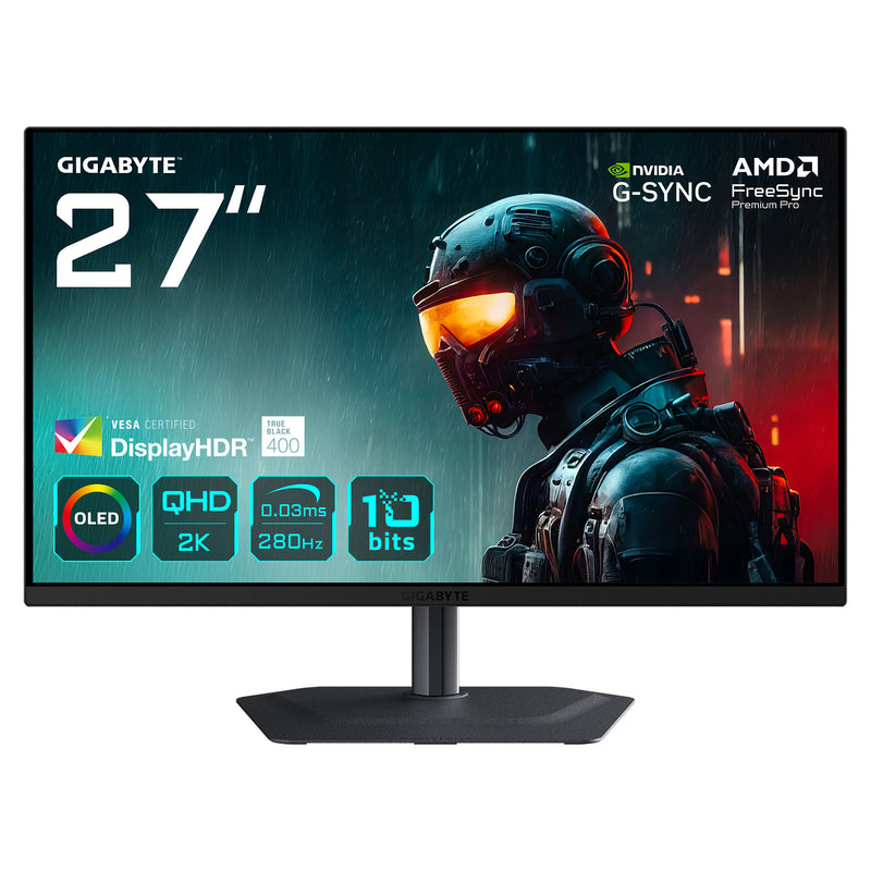 Gigabyte 27" OLED-Monitor – 2K, 280 Hz für Gaming